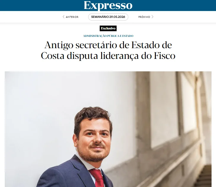 Expresso normaliza o poder do Fisco com novo chefe dos publicanos